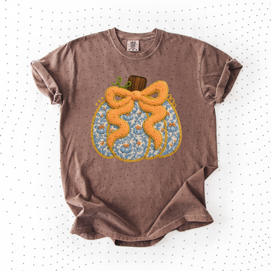 Faux Yarn Pumpkin