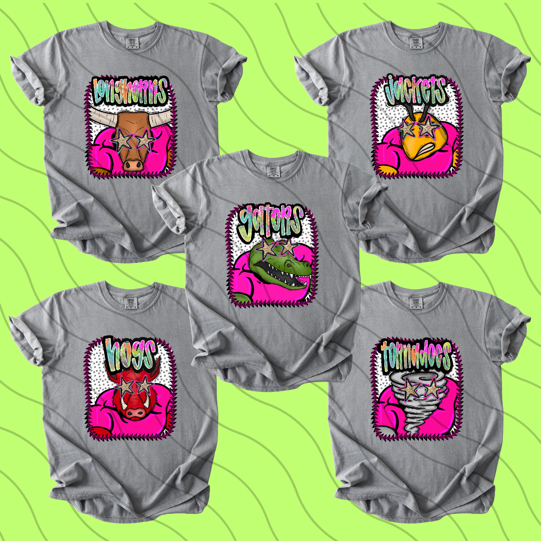 Pink Jersey Mascots 1