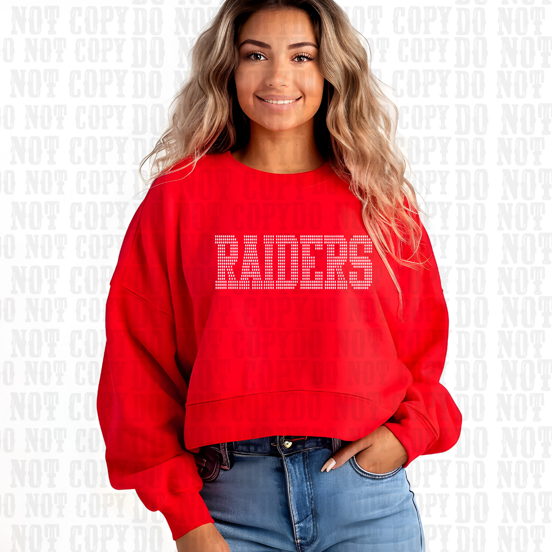 Raiders - Faux Rhinestone