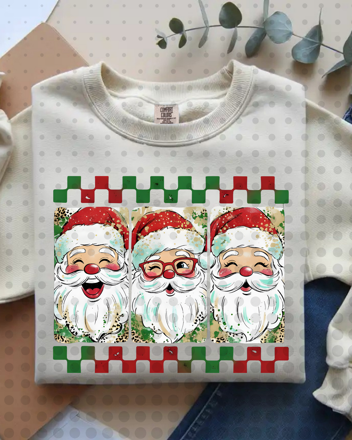Merry Santa Trio