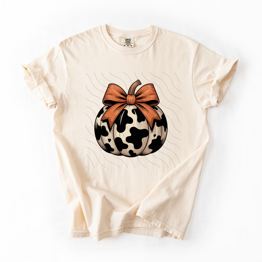 Cow Print Pumpkin