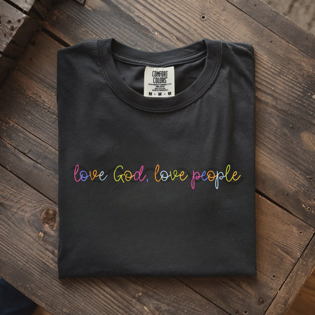 Rainbow Colored Minimalist Faith Based