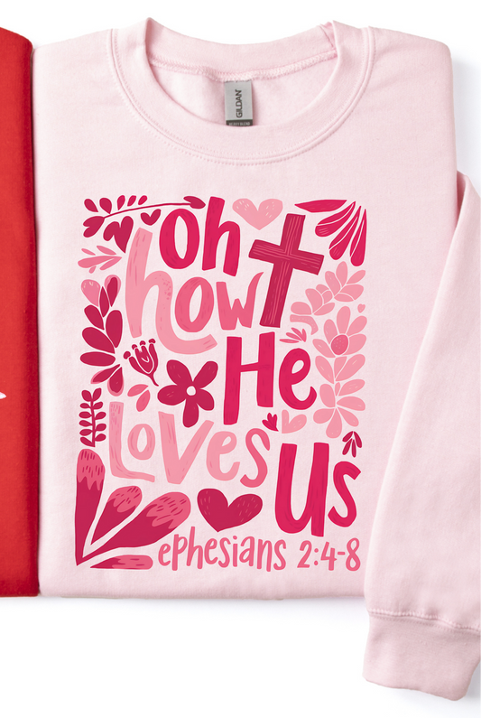 Floral Oh How He Loves Us