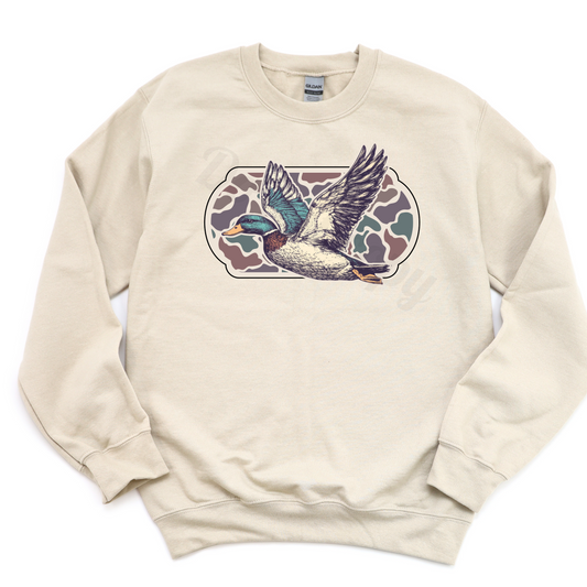 Flying Camo Duck Simple