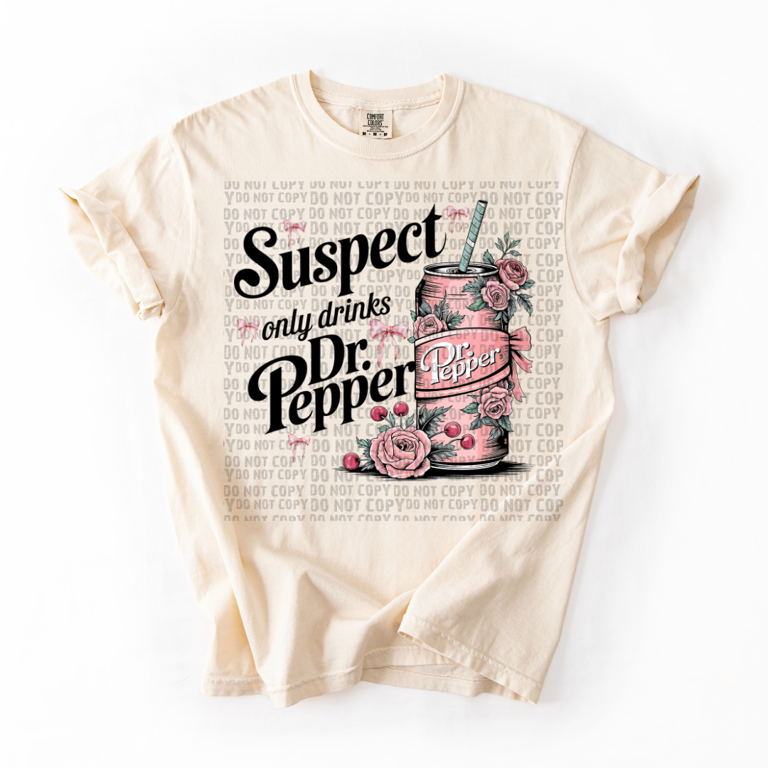 Suspect only drinks Dr.Pepper