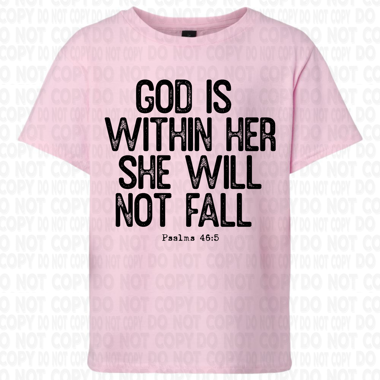 God is Within Her - Distressed