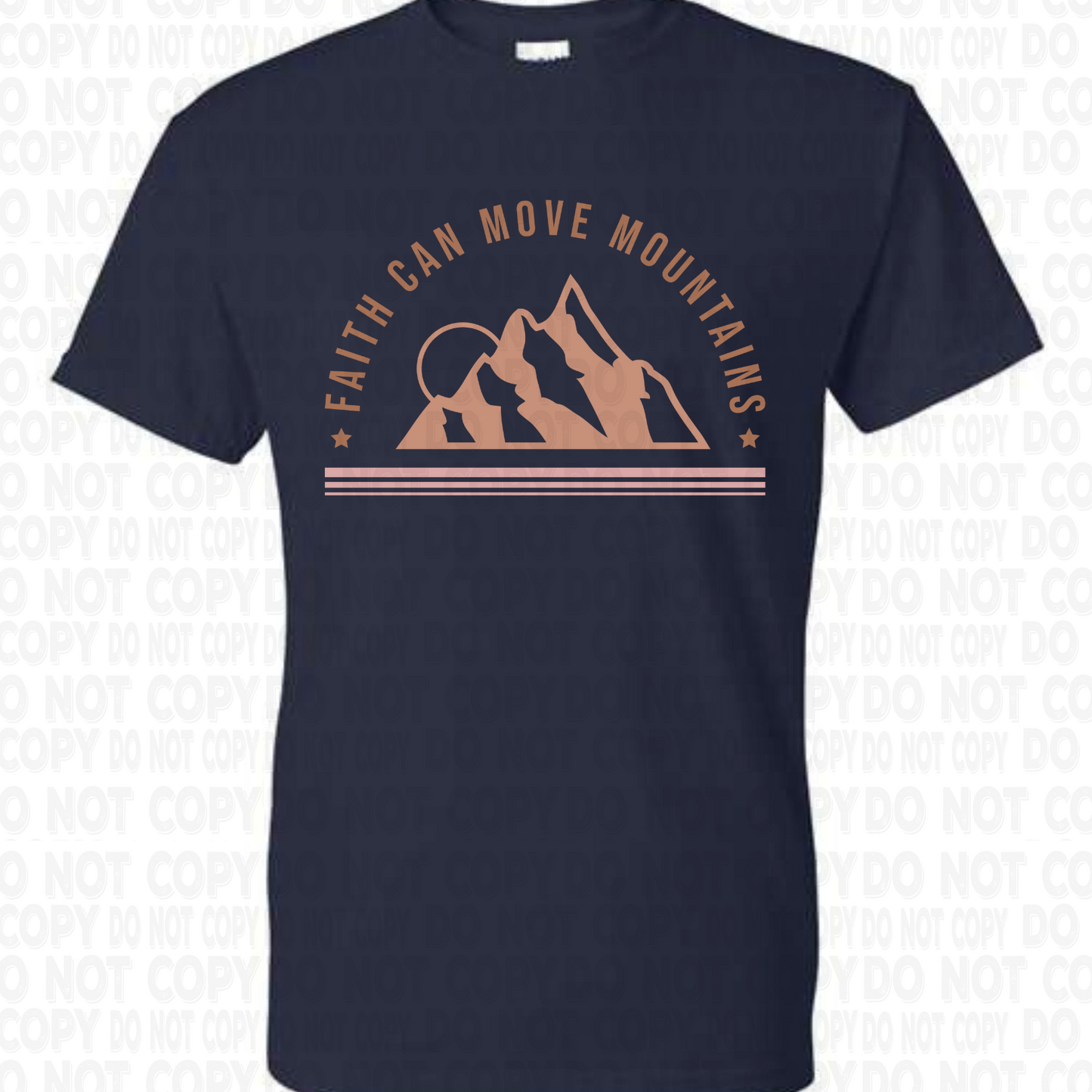 Faith Can Move Mountains - Nuetral Colors