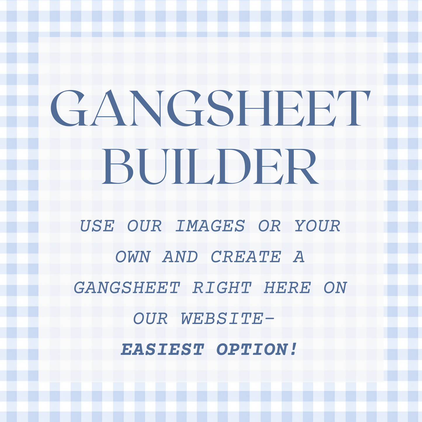 *Gang Sheet Builder*