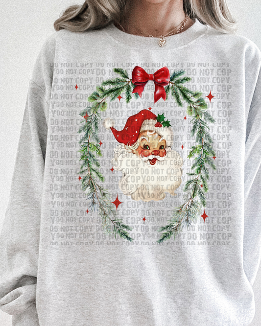 Christmas Santa Wreath