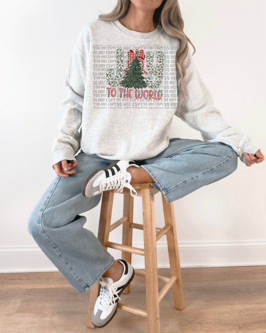 Joy To The World Gingham