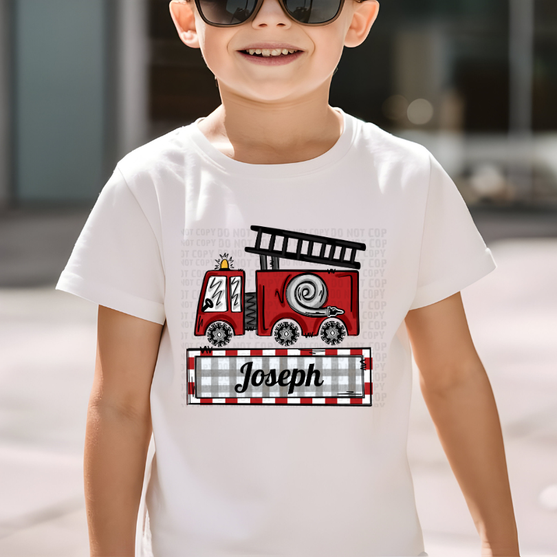 Fire Truck w/ Custom Name