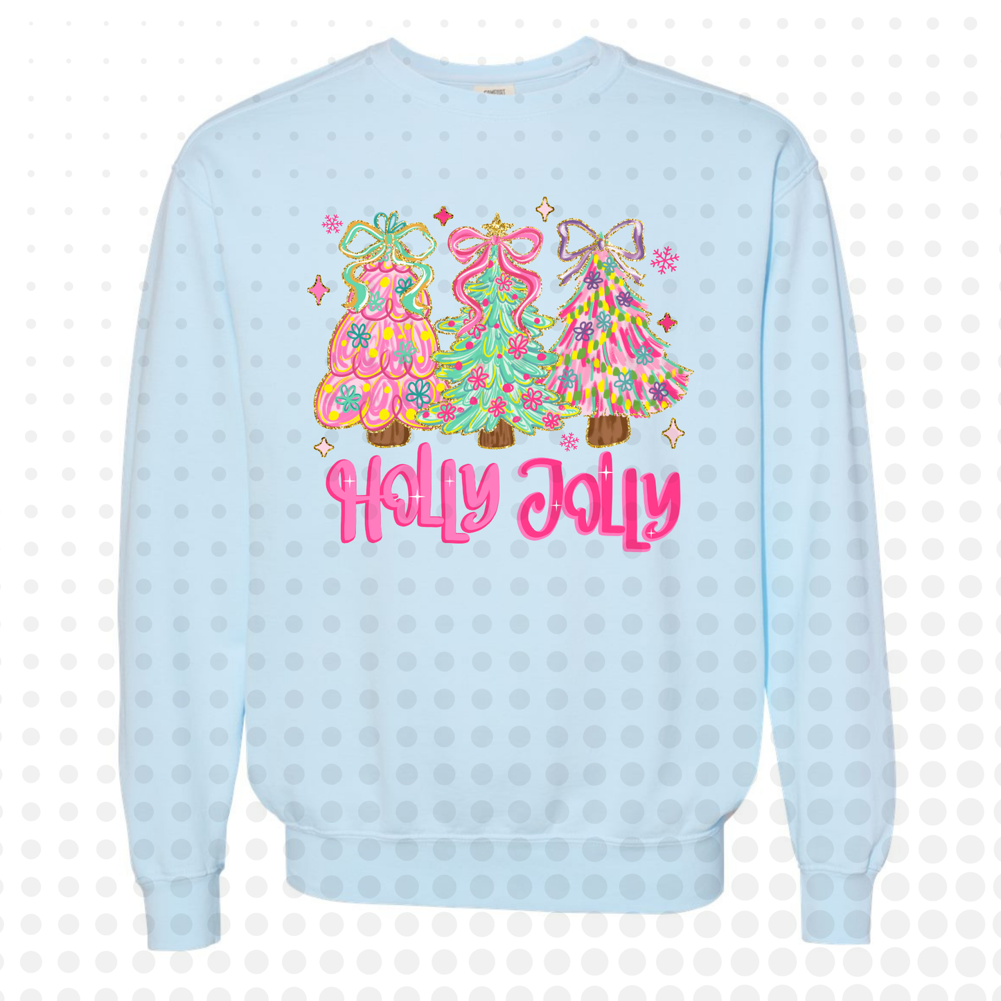 Holly Jolly Preppy Trees