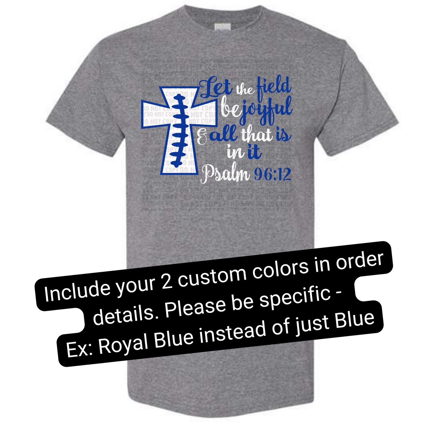 Football Psalms 96:12