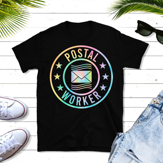 Postal Worker - Bright Tiedye