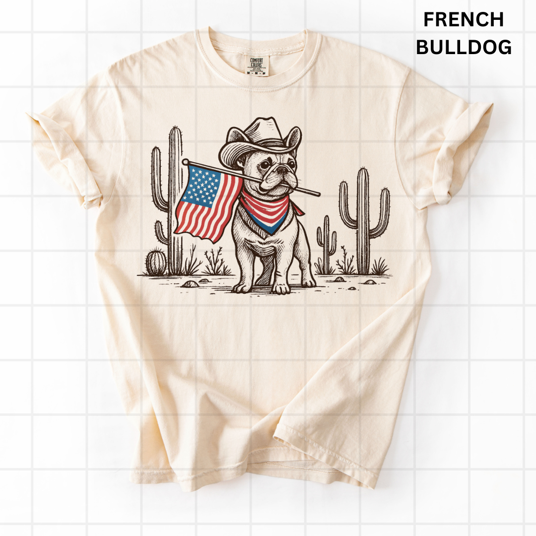 Patriotic French Bulldog