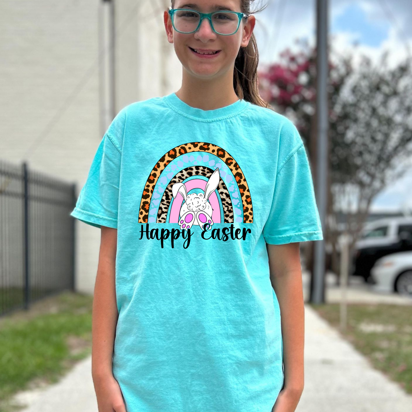 Happy Easter Bunny Rainbow