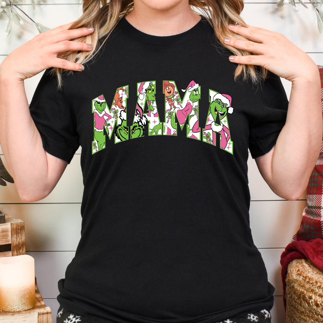 Mama - Grinch Pattern