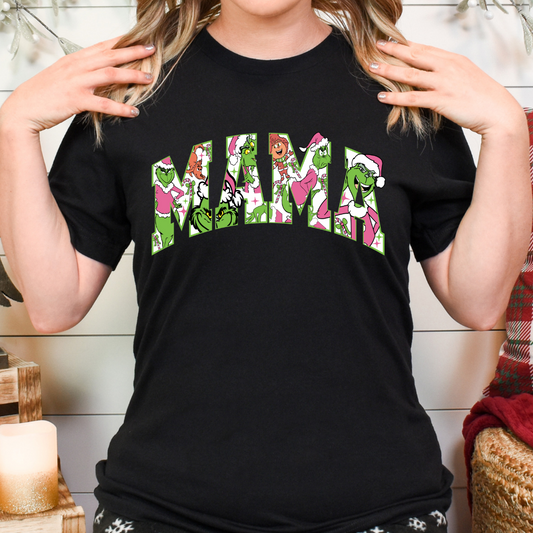 Mama - Grinch Pattern