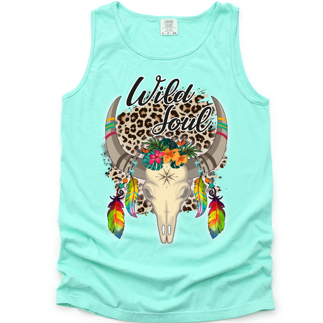 Wild Soul feathers & leopard