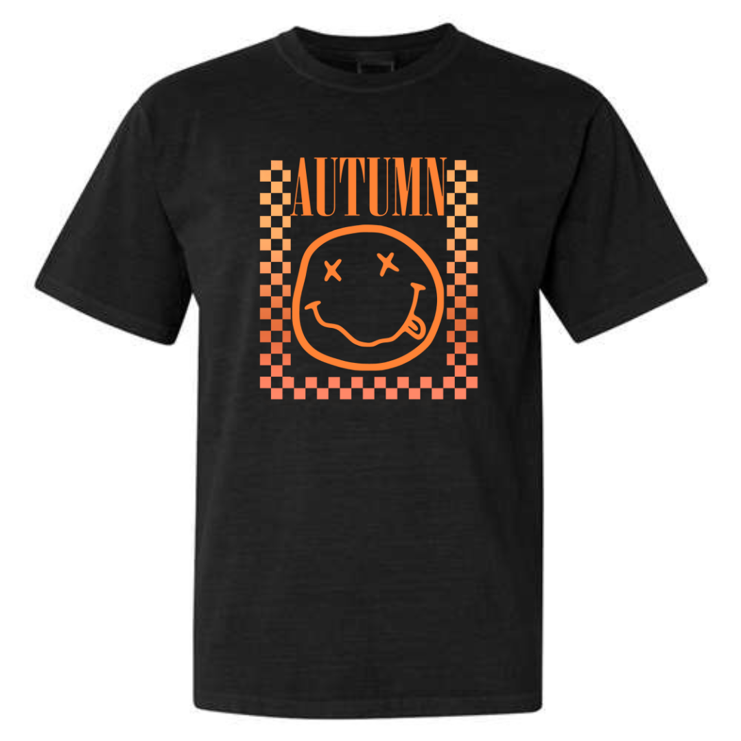 Autumn Monochrome Checkered