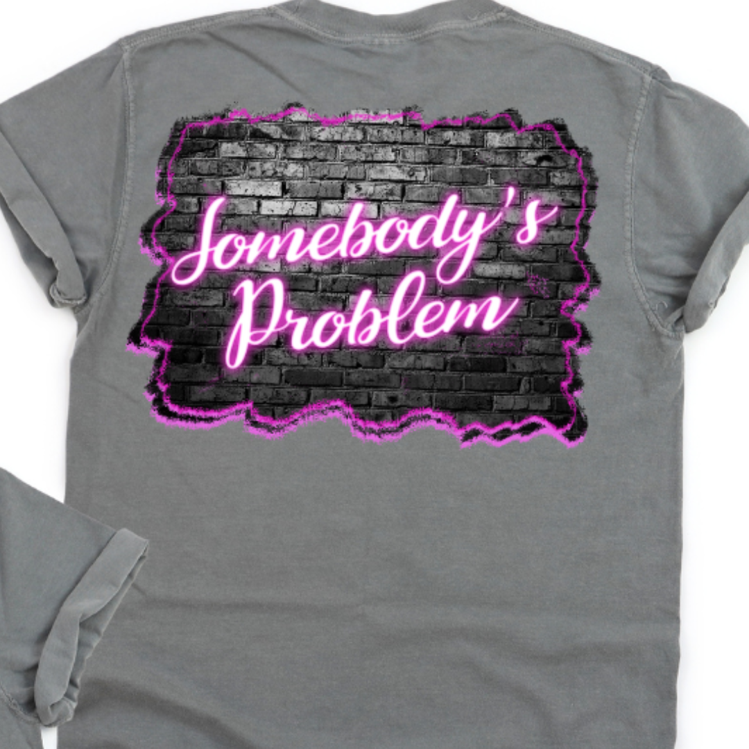 Somebody's Problem Hot Pink & Brick
