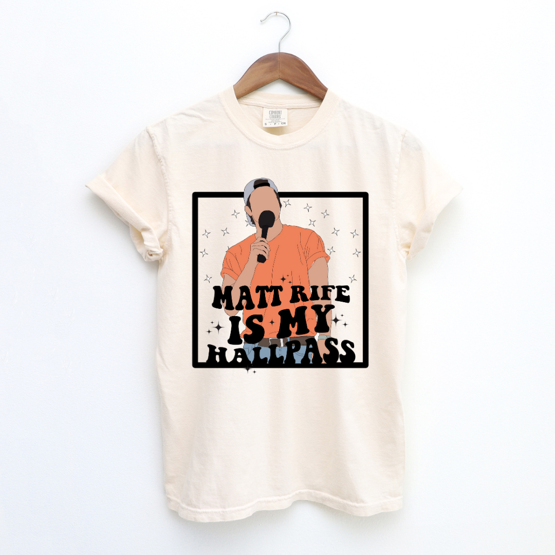 Matt Rife Hall pass photo