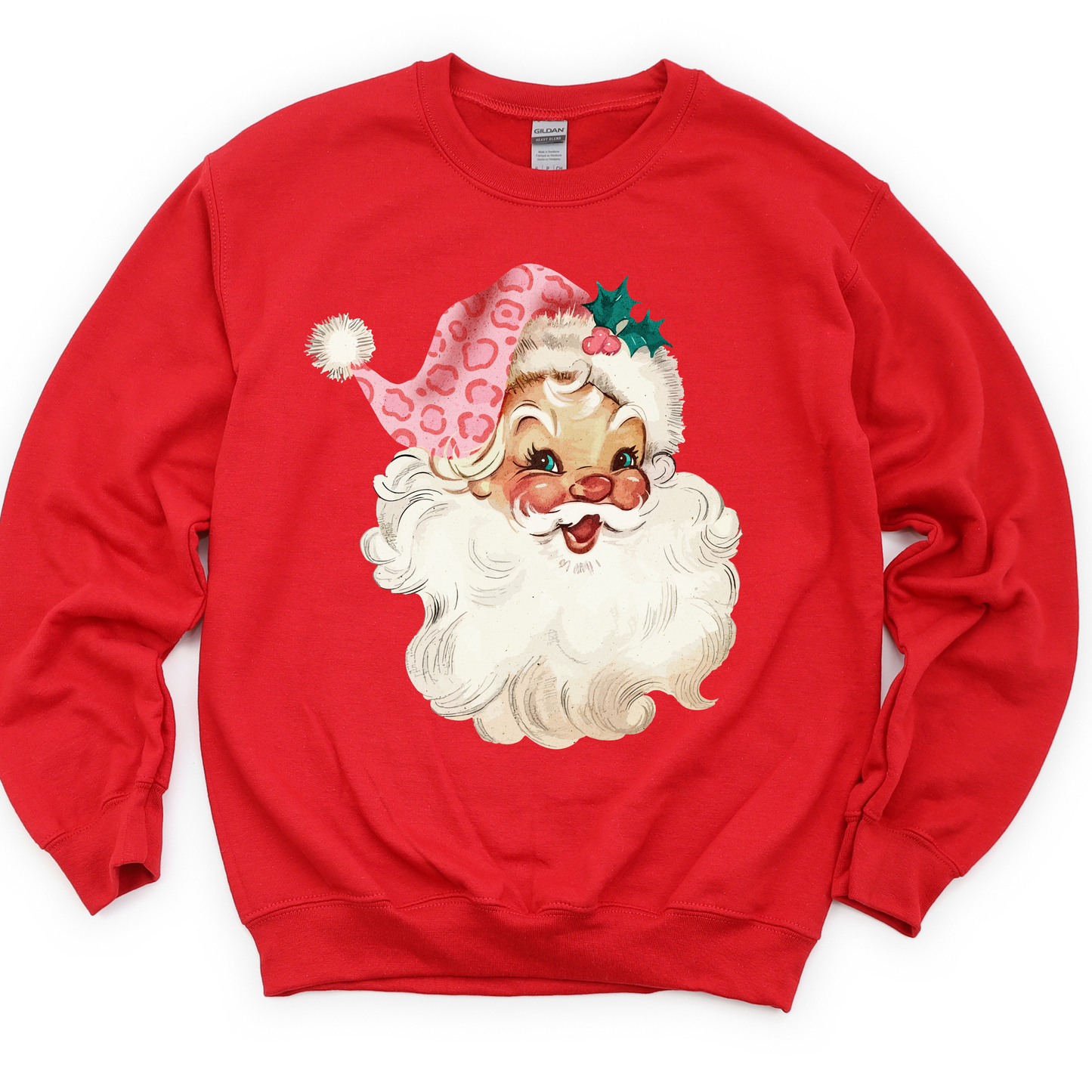 Retro Santa Pink Hat