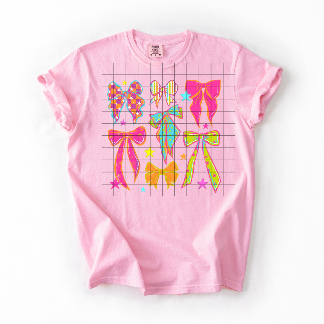 Neon Retro Bows
