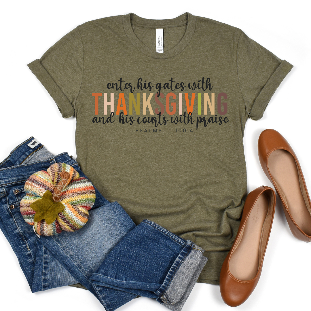 Thanksgiving Psalms 100:4