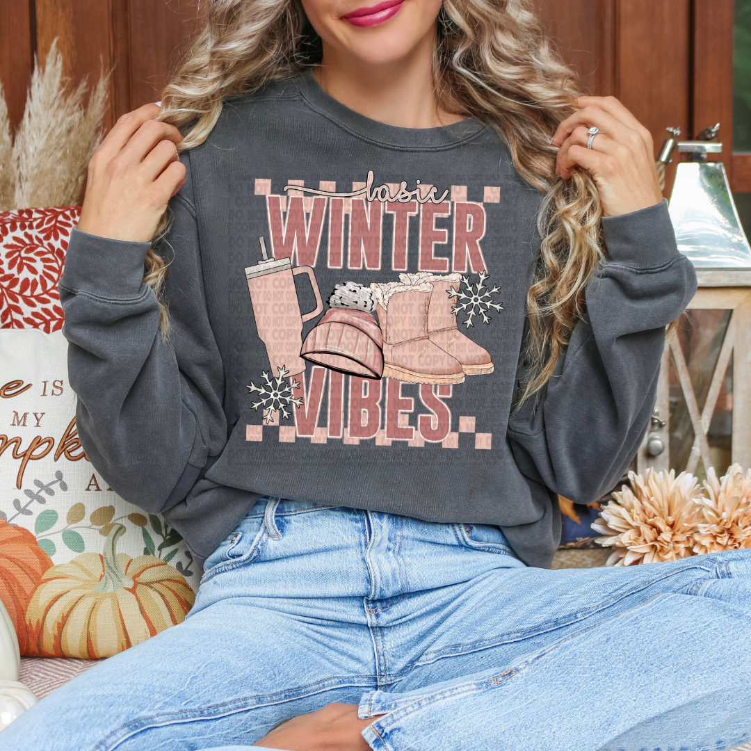 Basic Winter Vibes Pink
