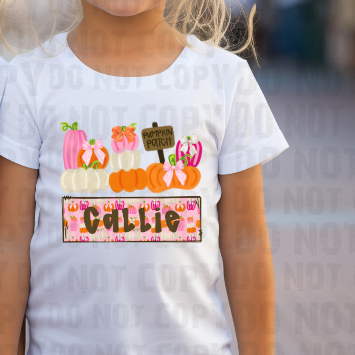 Watercolor Pumpkin Patch w/ Custom Name