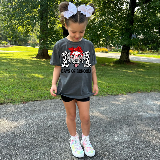 101 Days of school red bow