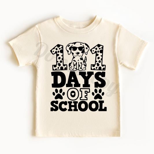 101 days of school- dog paws