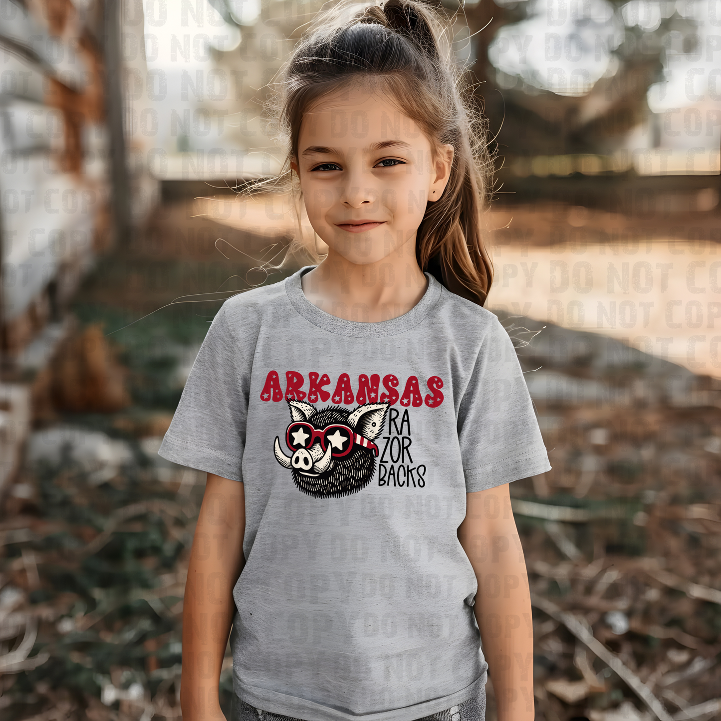 Doodle Mascot - Razorbacks