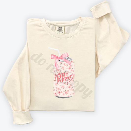Dr Pepper Pink Floral