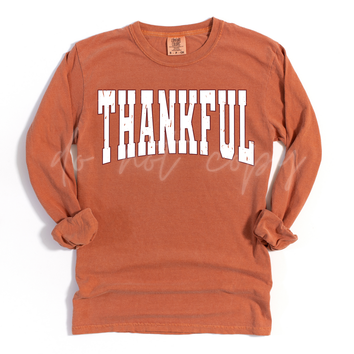 Thankful Distressed White