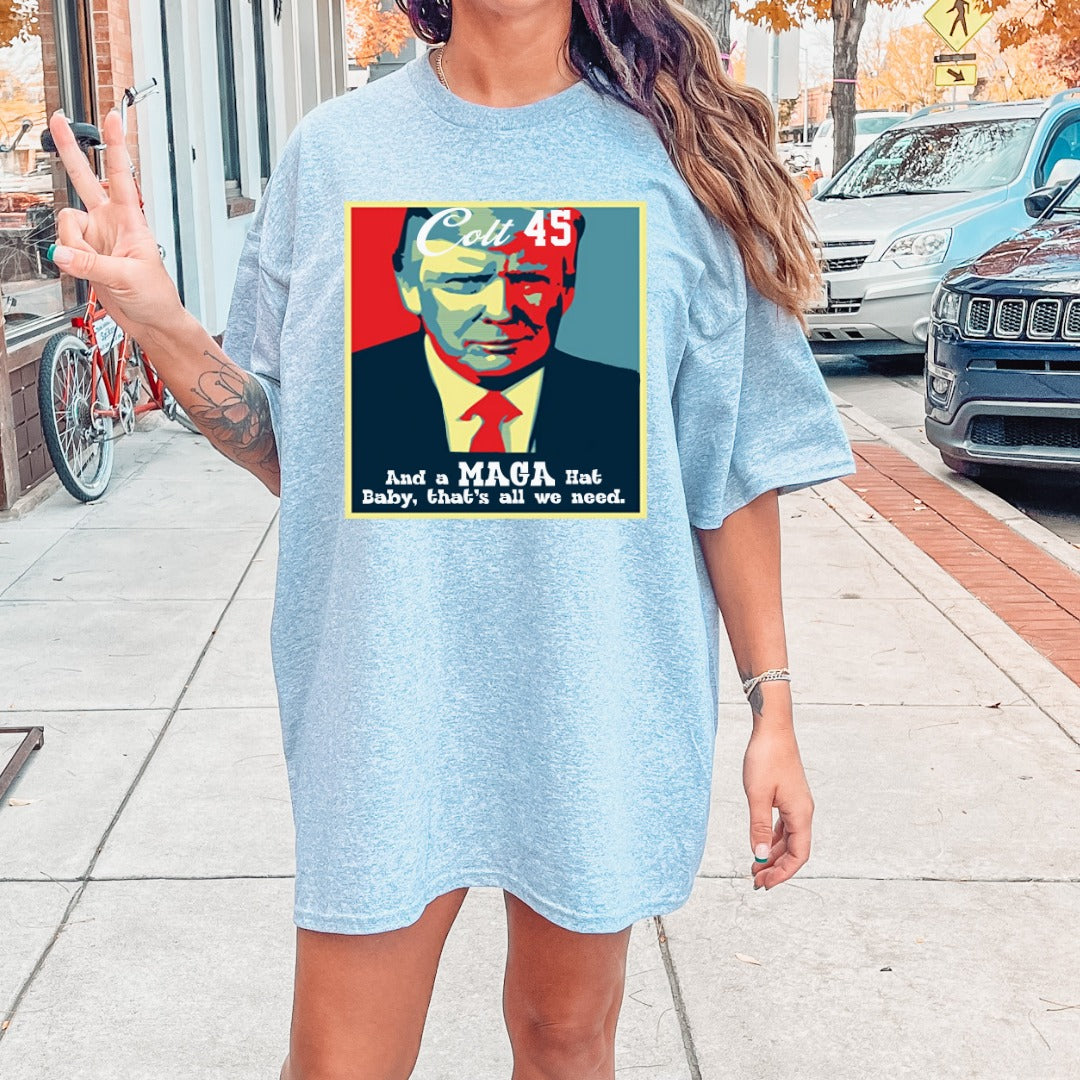 Colt 45 & A MAGA hat