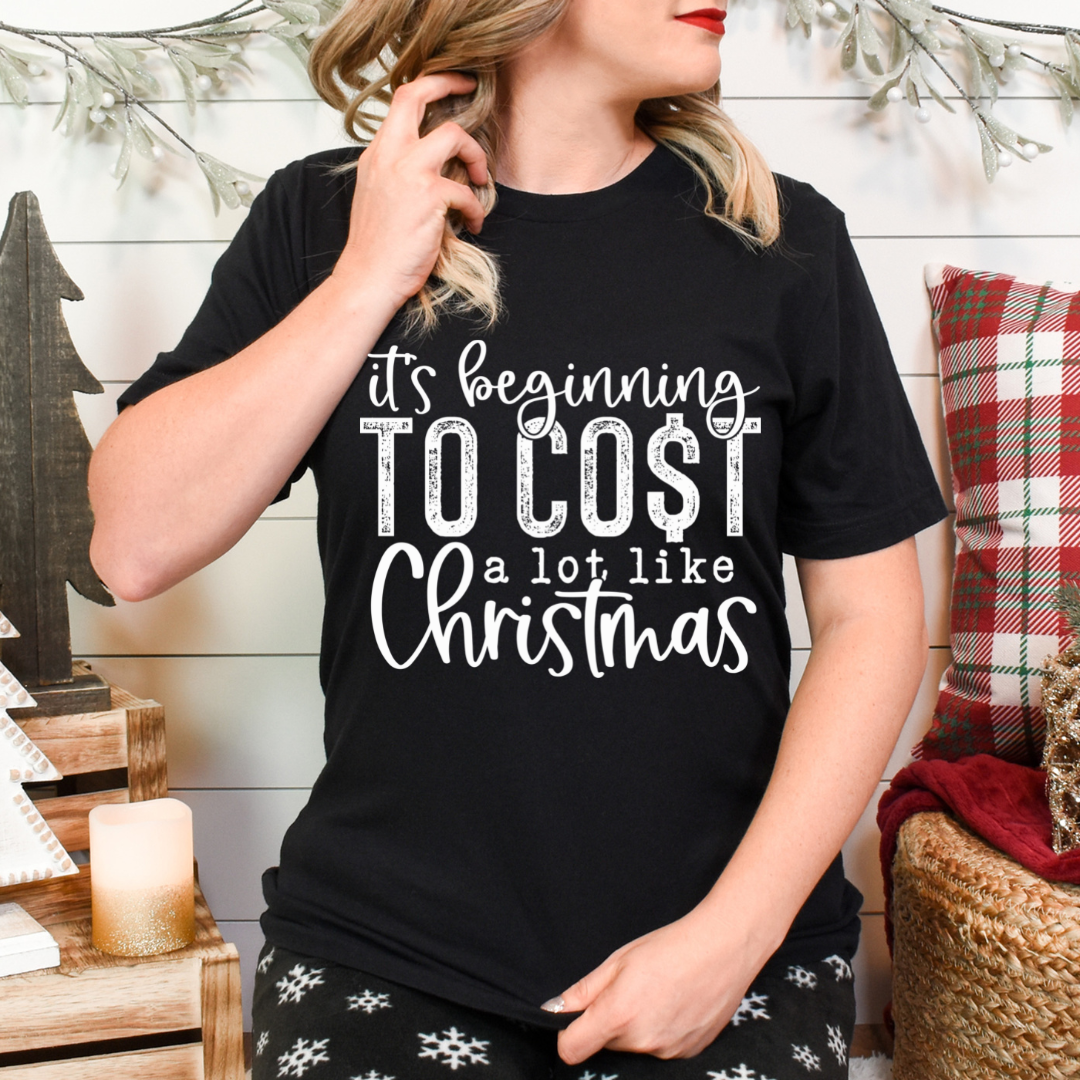 Cost a lot like Christmas (3 color options)