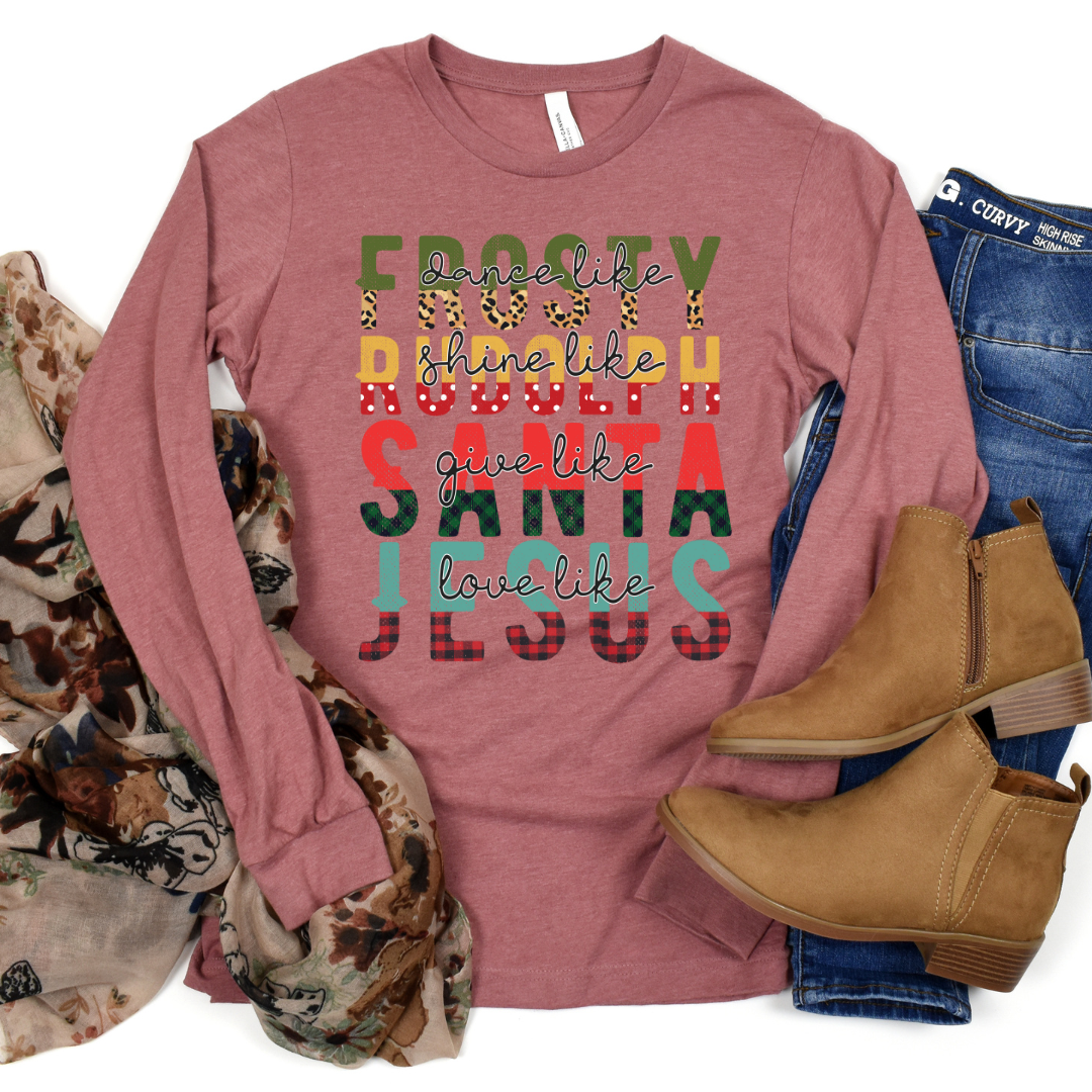 Frosty Rudolph Santa Jesus