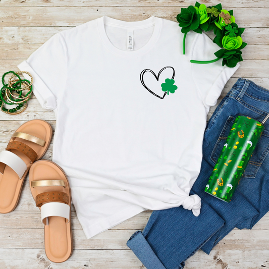 Doodle Shamrock Heart