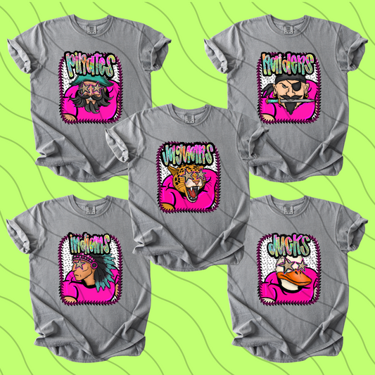 Pink Jersey Mascots 1