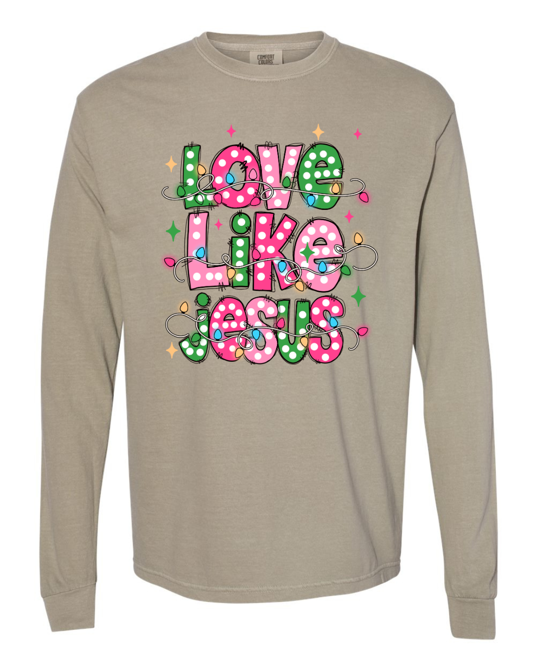 Love Like Jesus Christmas Lights