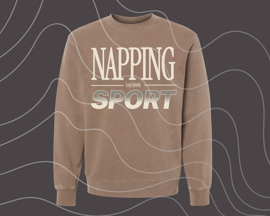 Napping Is A Sport Tan