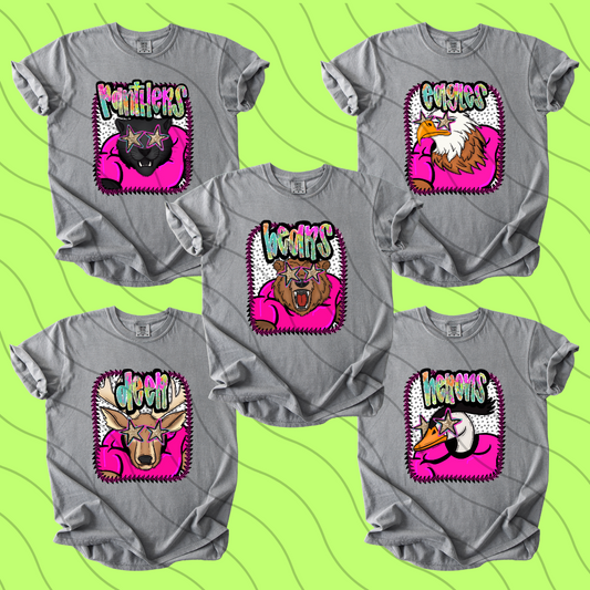 Pink Jersey Mascots 2