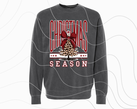 Christmas Season Leopard Tree- Original