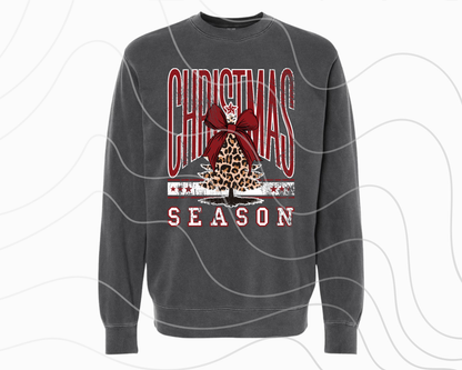 Christmas Season Leopard Tree- Distressed