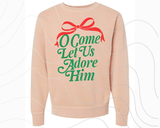 Oh Come Let Us Adore Him Bow