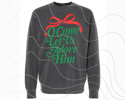 Oh Come Let Us Adore Him Bow