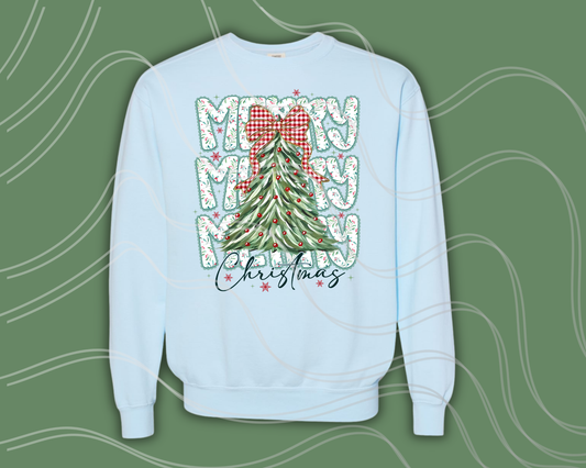 Merry Christmas Lace Outline