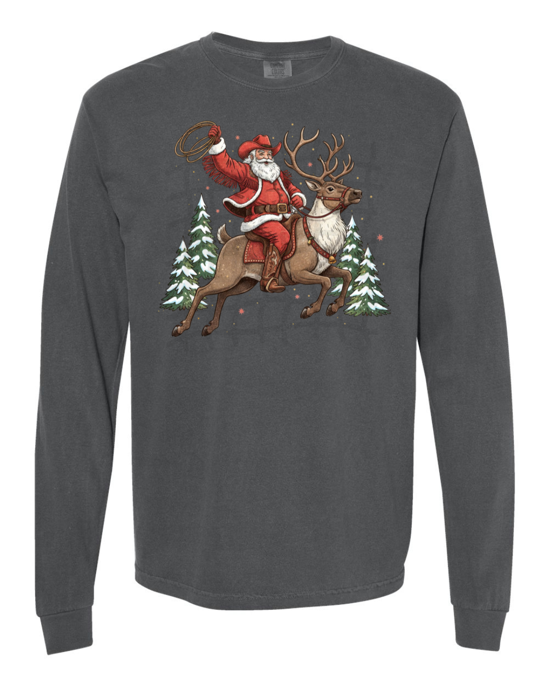 Western Christmas Cowboy Santa